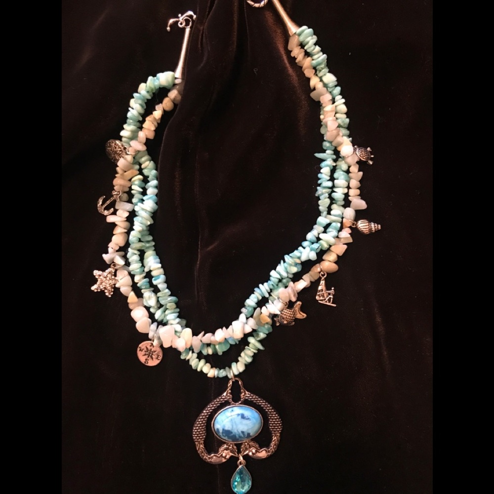 New beautiful beaded necklace